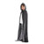 Halloween Hooded Cloak Velvet Cape Unisex Kids Children Long Cloak Fancy Dress Role Cosplay Costumes Outwear Halloween Party Prop