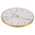 Modern Wall Clock with Large Pendulum Round Mute Hanging Clock for Home Bar Cafes