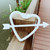 Adorable Heart shape LED Light Decorative Wall Hanging Lamp for Bedroom Dormitory(Red )