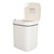 12L Automatic Trash Can Waterproof Touchless Motion Sensor Trash Can Intelligent Garbage Can with Lid for Bedroom Bathroom White