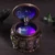 Vintage Music Box with 12 Constellations Rotating Goddess Twinkling LED Light(Cancer)
