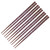 5Pairs Reusable Chopsticks Anti Slip Design Exquisite Pattern Light Comfortable Washable Chopsticks for Parties WeddingsRed