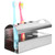 304 Stainless Steel Toothbrush Toothpaste Holding Stand Storage Bracket for Bathroom