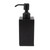 Stainless Steel Soap Dispenser Manual Liquid Pump Hand Press Bottle for Shampoo Shower Lotion Black Square 280ML