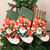 Christmas Socks with LED Lights Christmas Elements Design Large Stocking Hanging Decoration Gift for Christmas Tree Fireplace Wall