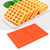 4 Cavity Silicone Nestle Waffles Mold Cake Chocolate Pan Muffin Breakfast Baking Mould (Square)