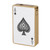 Cigarette Lighter Mirror Poker Design Windproof Plastic Torch Butane Gas Lighter for Men Daily Spades A