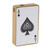 Cigarette Lighter Mirror Poker Design Windproof Plastic Torch Butane Gas Lighter for Men Daily Spades A