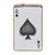 Cigarette Lighter Mirror Poker Design Windproof Plastic Torch Butane Gas Lighter for Men Daily Spades A