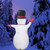 2.4m Christmas Yard Decoration Rotating Colorful Lights Inflatable Snowman Model