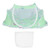 Foldable Baby MosquitoProof Bed with Cotton Pillow and Cotton Pad Baby Supplies for Home Outdoor(Green )
