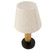 European Retro Table Lamp 3 Color Temperature Dimmable Timing Decorative LED Bedside Nightstand Lamp with Remote Control for Bedroom Living Room 3W