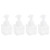 4PCS 250ml Clear Plastic Pump Bottles Foaming Soap Dispenser Refillable Foam Bottle Travel Use