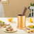 Kitchen Utensil Holder Stainless Steel Cutlery Organizer Commercial Chopstick Bucket for Straw Spoons Forks