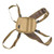 Outdoor Hunting Chest Bag with Removable Pads Portable Telescope Camera Storage Bag Khaki