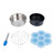 5Pcs/Set Food Steam Basket Egg Rack Clamp Cake Mold Kit for Pressure Cooker Kitchen Fryer