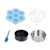 5Pcs/Set Food Steam Basket Egg Rack Clamp Cake Mold Kit for Pressure Cooker Kitchen Fryer