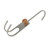 Hot Melt Glue Hook Fuser Hook Multipurpose Stainless Steel S Type Hook Hot Fuser Fixing Hook Wooden Handle Single Hook