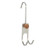 Hot Melt Glue Hook Fuser Hook Multipurpose Stainless Steel S Type Hook Hot Fuser Fixing Hook Wooden Handle Single Hook