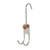 Hot Melt Glue Hook Fuser Hook Multipurpose Stainless Steel S Type Hook Hot Fuser Fixing Hook Wooden Handle Single Hook
