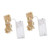 2 Sets Gold String Lights Butterfly 20 LED Beads Safe Durable Copper Battery Thanksgiving String Lights for Party Holiday