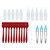 Grill Accessories Tools Set Oil Brush Clip Aluminium Cap Pot Tip Spout Pot Funnel Kit BBQ Tools