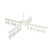 Multi Function Baby Clothes Hangers Windproof Folding Laundry Drying Rack with 24 Clips for Home Supplies