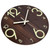11.81in Luminous Wall Clock Wooden Round Decorative Clocks for Kitchen Office Bedroom