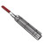 Kabob Grilling Baskets Lockable Iron Kebab Grill Grate with Wooden Handle for Grilling Vegetables Hot Dog Meat Red