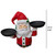 Christmas Santa Snowman Plate Resin Snack Tray Christmas Figurine Snacks Holder for Christmas Dinner and Party