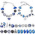 Christmas Advent Calendar DIY Charm Bracelet Making Kit for Kids 24 Days Christmas Countdown Calendar Jewelry Gifts for Girls