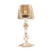 Crystal Glass Candle Holders Banquet Decorations Corrosion Resistance Durable Lamp Shape Glass Candle Holder for Living Room Bedroom Office