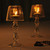 Crystal Glass Candle Holders Banquet Decorations Corrosion Resistance Durable Lamp Shape Glass Candle Holder for Living Room Bedroom Office