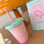 Plastic Coffee Cup Large Capacity Cute Water Cup With Straw Lid for Summer Cold Drinking Summer Coffee Shop 470ml