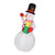 1.5m Height Inflatable Snowman Christmas Decorations Blow Up Snowman with Rotating Colored LEDs for Outdoor Yard UK Plug 100‑240V
