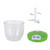 Vegetable Cutter Manual Hand Pull Vegetable Cutter Shredder Household Meat GrinderGreen