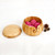 Bamboo Wool Yarn Bowl Yarn Storage Holder with Removable Lid for Knitting Crocheting