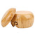 Bamboo Wool Yarn Bowl Yarn Storage Holder with Removable Lid for Knitting Crocheting