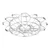 HandMade Coffee Filter Stand DripType 3Holes Foldable Stainless Steel CakeType Coffee Filter Holder(Silver )