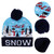 Christmas Knitted Soft Warm Winter Hat Light Hat for Children Adults Festivals Holiday PartyType 6