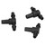 100PCS 4/7 Hose Connector Tee Connector Fittings for Garden Drip Irrigation Watering System