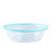 Microwave Heating Sealing Cover Transparent PP Stackable Temperature Keeping Plate Serving Cover for Kitchen Sky Blue