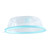 Microwave Heating Sealing Cover Transparent PP Stackable Temperature Keeping Plate Serving Cover for Kitchen Sky Blue