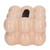 Electroplated Ceramic Tissue Box Case Holder Decorative Elegant Facial Tissue Napkin Dispenser Box Coffee Color