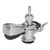 D System Keg Coupler Stainless Steel Homebrew Beer Keg Coupler Dispenser Home Brewing Accessory