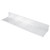 Multifunctional Bathroom Aluminum Silver Single Layer Wall Mounted Drain Shelf Storage Rack