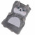 Flannel Blanket Cute Animal Shape Soft Skin Friendly Portable Nap Blanket for Sofa Bed Office Dormitory Husky 80x100cm / 31.5x39.4in