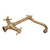 Retro Basin Faucet European Style with Double Handle Copper Hot and Cold Mixer Tap for Bathroom Kitchen