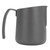 Milk Frothing Pitcher 304 Stainless Steel Creamer Cup Latte Art Coffee Steaming Pitcher with Slant Spout and Scale for Cafe Kitchen 500ML Black