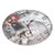Wall Clock Antique Non Ticking Round Wall Clock Wooden Arabic Numeral Wall Clock for Living Room